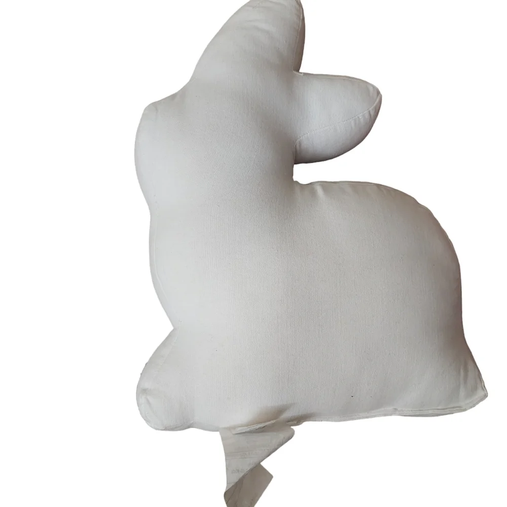 Rachael Ashwell Bunny Rabbit Embroidered  Accent Throw Pillow 14 x 18 New